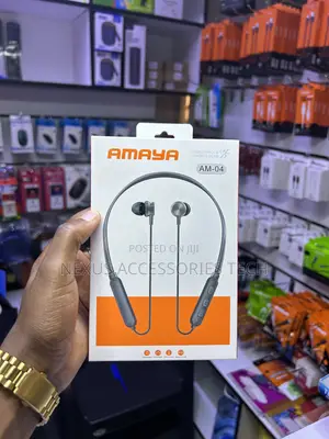 Amaya Am-04 Neckband Earphones – Clear Sound Sweatproof