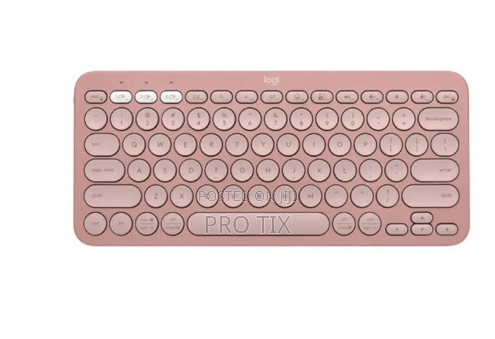 Logitech K380s Multi-Device Bluetooth Keyboard Tonal Rose