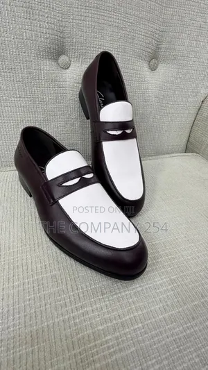 Quality Leather Official Slip on Designer Shoes With Rubber Sole