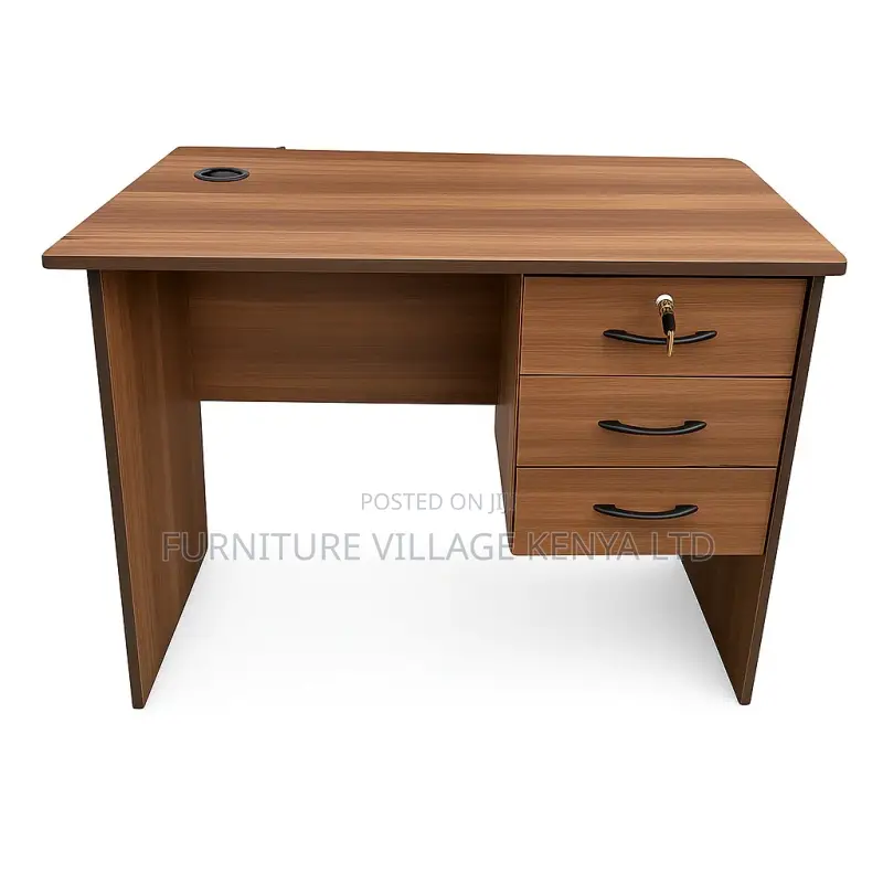 Office Desk;0.9 Meter With Drawers Study Desk