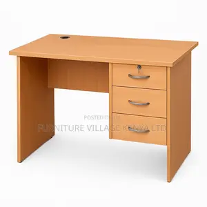 Office Desk;0.9 Meter With Drawers Study Desk