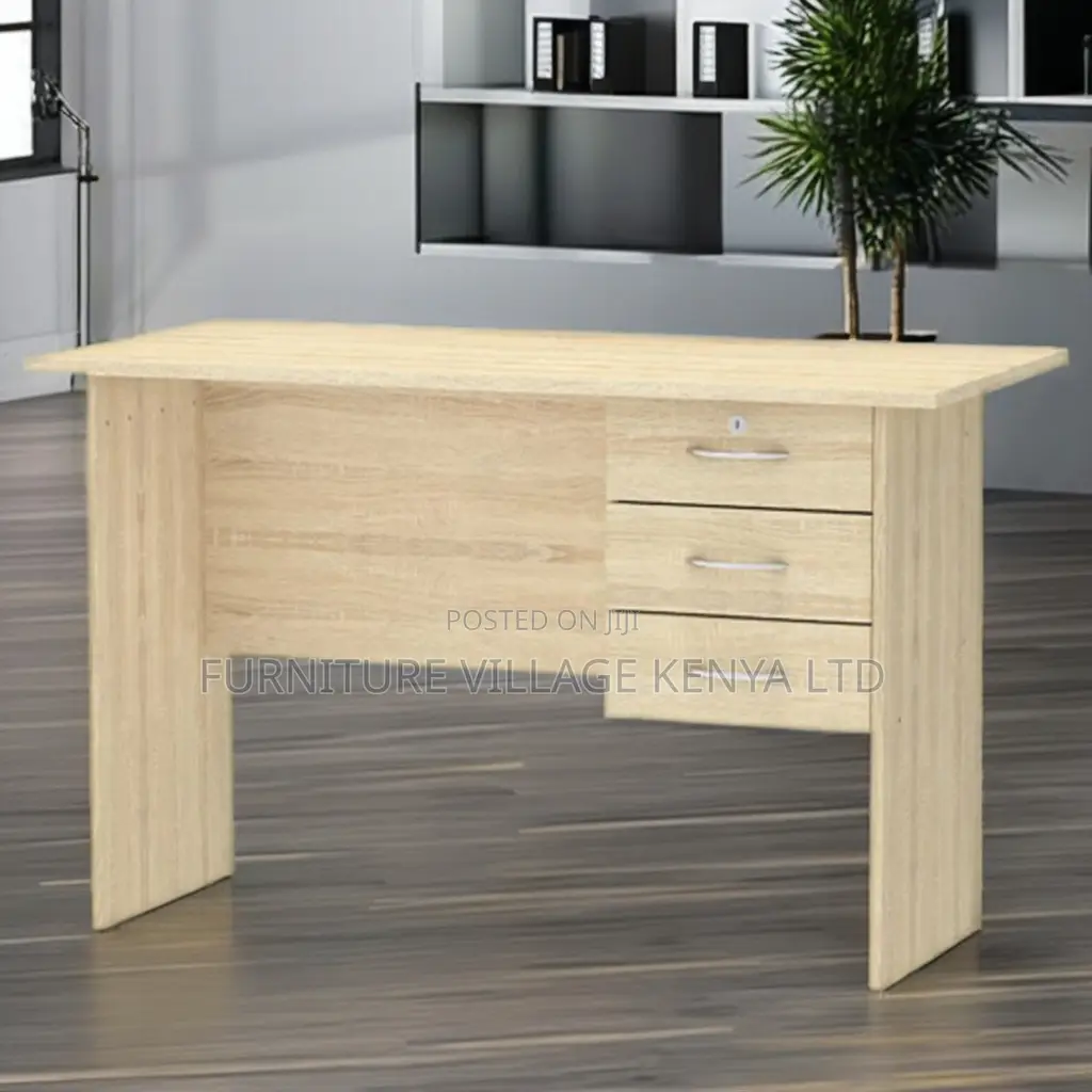 Office Desk;0.9 Meter With Drawers Study Desk