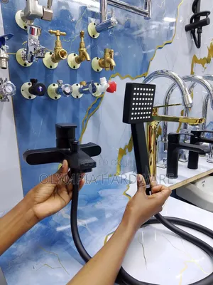 BLCK Bath Mixer+Telephone Shower