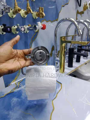 Tissue Roll Holder Silver