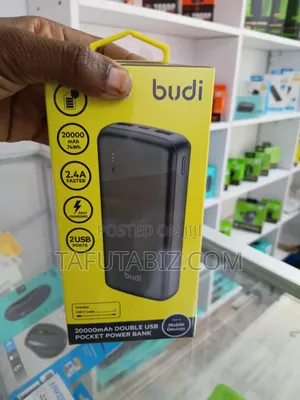 Budi 20000mah Double Usb Pocket Power Bank.