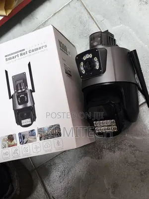 Wide Range Cover CCTV Camera Dual Lens 4g Electric Ethernet Cable