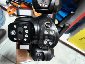 Intelligence Outdoor 4-Lens Solar Camera Two Solar Panels