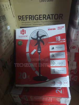 Hanmac 18inch Digital Fan-Hfm18a Rechargeable Fan 