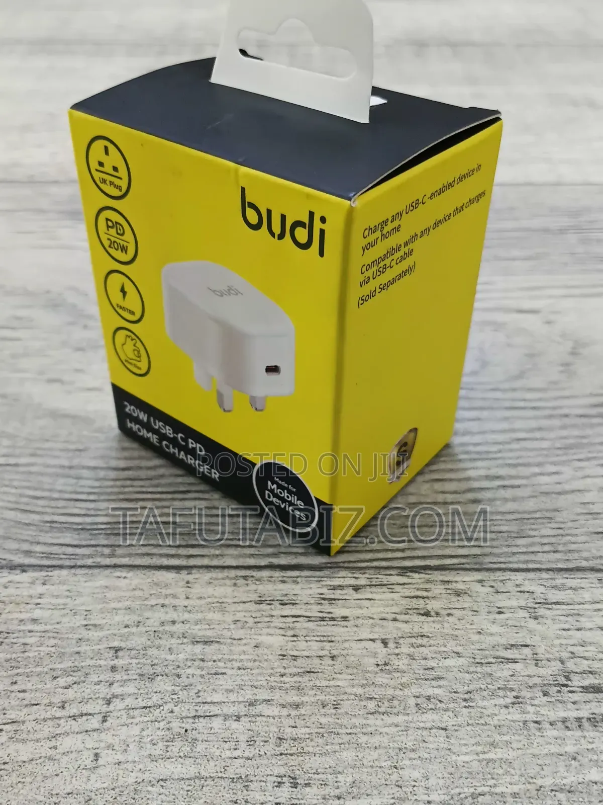 Budi 20w Usb- C Pd Home Charger.