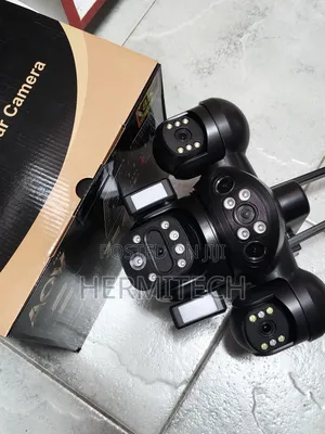 4lens 4 Images Design With Wide Monitoring Range Solar Powered CCTV 4g