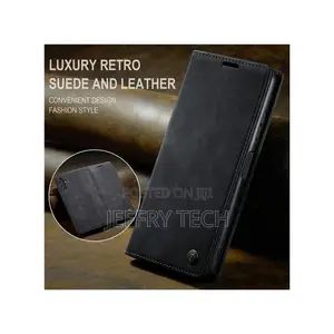 Suede Leather Flip Wallet Casme Case for Samsung Galaxy A23