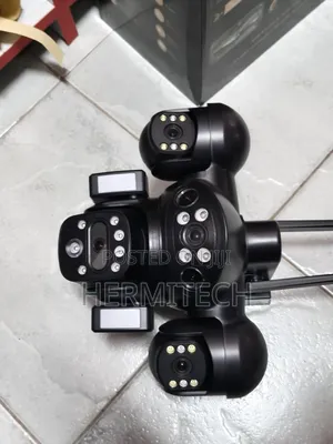 Reliable CCTV Camera With Quad Lens 4g Solar Powered Two Solar Panels