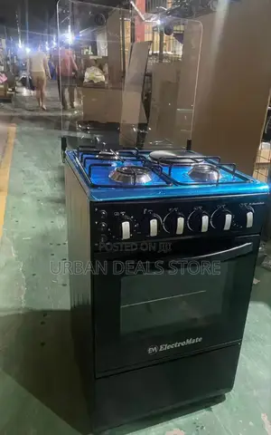Electromate 50×55cm 3+1 Standing Cooker With Electric Oven
