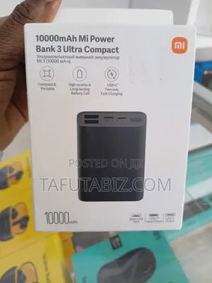 Xiaomi 10000mah Mi Power Bank 3 Ultra Compact.
