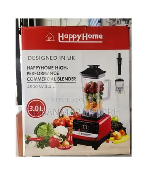 Blender Happy Home 4500w High Performance Blender 3l Multi-Function