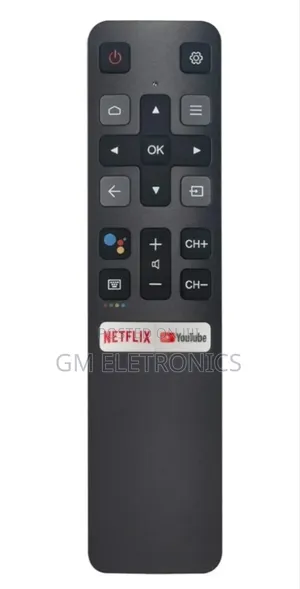 New Replacement Remote For Tcl Google/Android Tvs:( 32,43,50,55,65)"