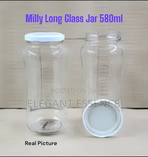 580ml Glass Long Jar