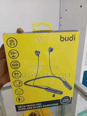 Budi Neck- Mounted Wireless Sport Earphone.