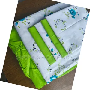  7×8 Fitted Bedsheet Set
 Soft Cotton Fabric