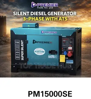 Premier Pm15000se Automatic Silent Diesel Generator 18kva 3 Phase