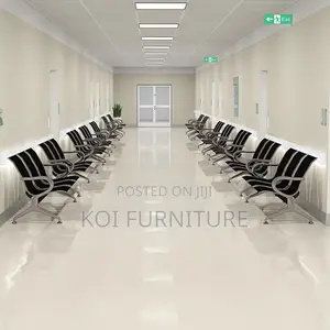 Office Bench; Three Seaters Metllic Reception Office Benches