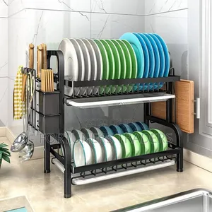 2-Tier Stainless Steel Dish Rack