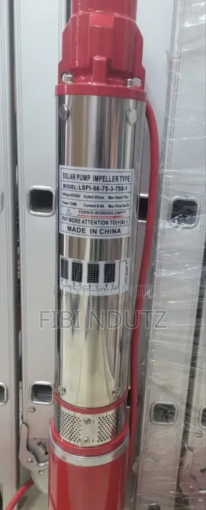 Solar Pump 96v 25mm Outlet 75 Max Head 750w/Solar Pump