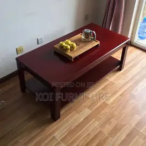 Coffee Table; Mahogany Executive Home Office Coffee Table