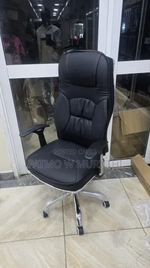 Office Chair|High-Back Ergonomic Leather Executive Office Chair