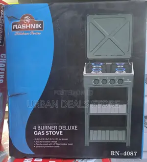 Rashnik 4 Burner Deluxe Gas Stove