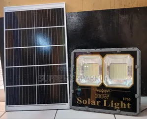 300w Led Solar Flood Light With Solar Panel.