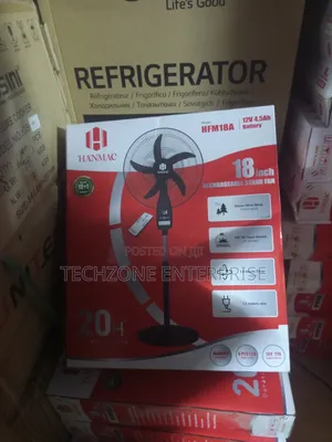 Hanmac 18 Inch Rechargeable Fan-Hfm18a Standing Fan 