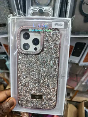Kidon Swarovski Glitter Shining Luxurious iPhone 15 Pro Max Cover-Pink