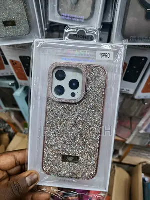Strass Luxury Rhinestone Rhinestone Bling Glitter iPhone 15 Pro Case