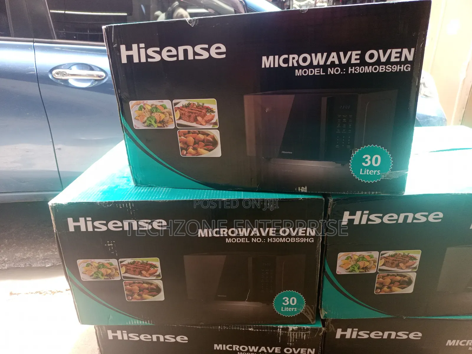 Hisense 30 Litres Digital Microwave With Grill Black