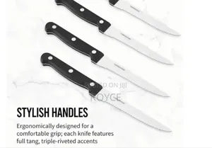 Serrated Steak Knife Set- 6pcs