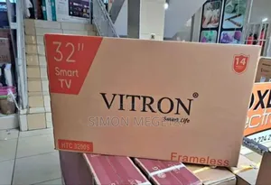 Vitron 32 Inches Tv Frameless Smart Android Tv Htc32/Bluetooth