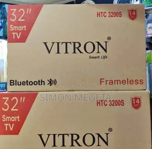 Vitron 32 Inch Tv Frameless Smart Tv Htc32/Bluetooth