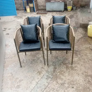 Fabric Weaving Outdoor Chairs With Powder Coated Finish