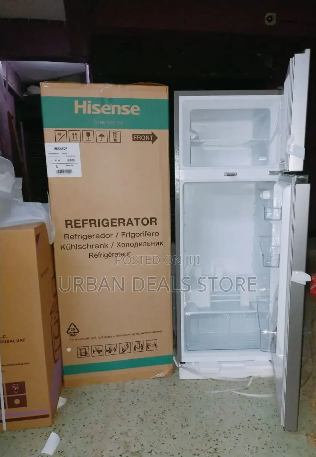 Hisense Fridge 128 L Double Door Ref124dr