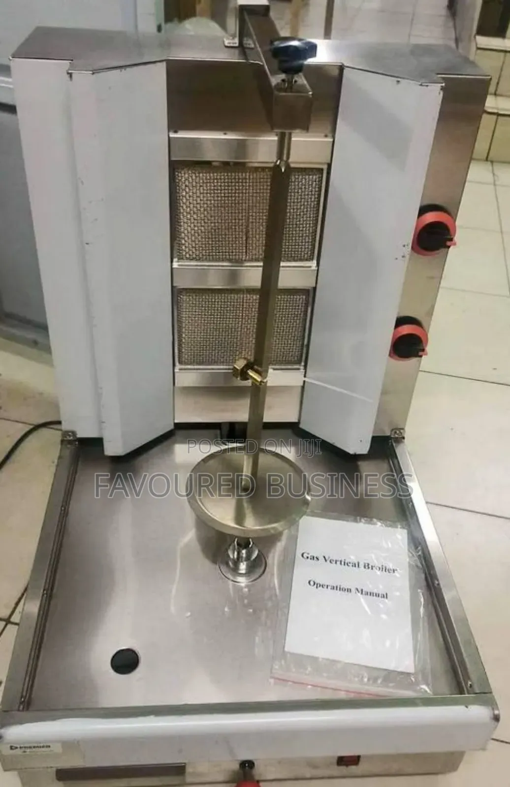 Long Lasting 2 Burner Shawarma Machine