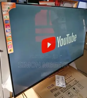 Vitron 43 Inches Tv Frameless Smart Android Tv Htc43/Bluetooth