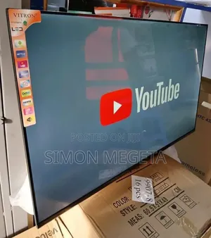 Vitron 43" Qled Tv Frameless Smart Android Tv Htc43/Bluetooth