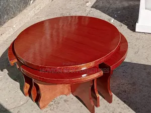 New Simple Wooden Round Home Coffee Table