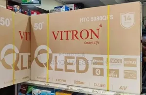 Vitron 50 Inch Qled Tv Frameless Smart Android Tv Htc43/Bt/Netflix