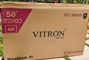 Vitron 50" Tv Frameless Smart Android Tv Htc5068v/Usb
