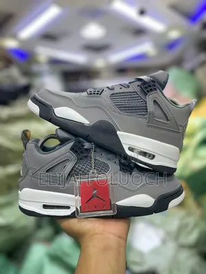 Air Jordan 4 Retro Cool Grey 
Pure Leather 