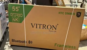55" Vitron Tv Frameless Smart Android Tv Htc5068v/Usb