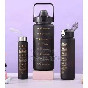 3 in 1 Motivational Water Bottle