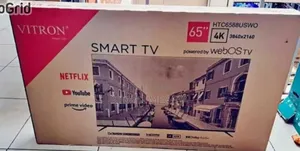 New 65 Inch Webos Vitron Tv Smart Android Tv Htc6568v/Usb